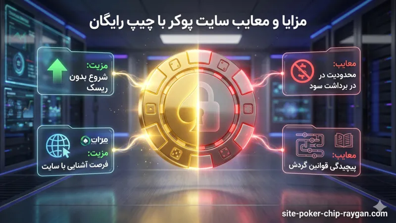 مزایا و معایب سایت پوکر با چیپ رایگان